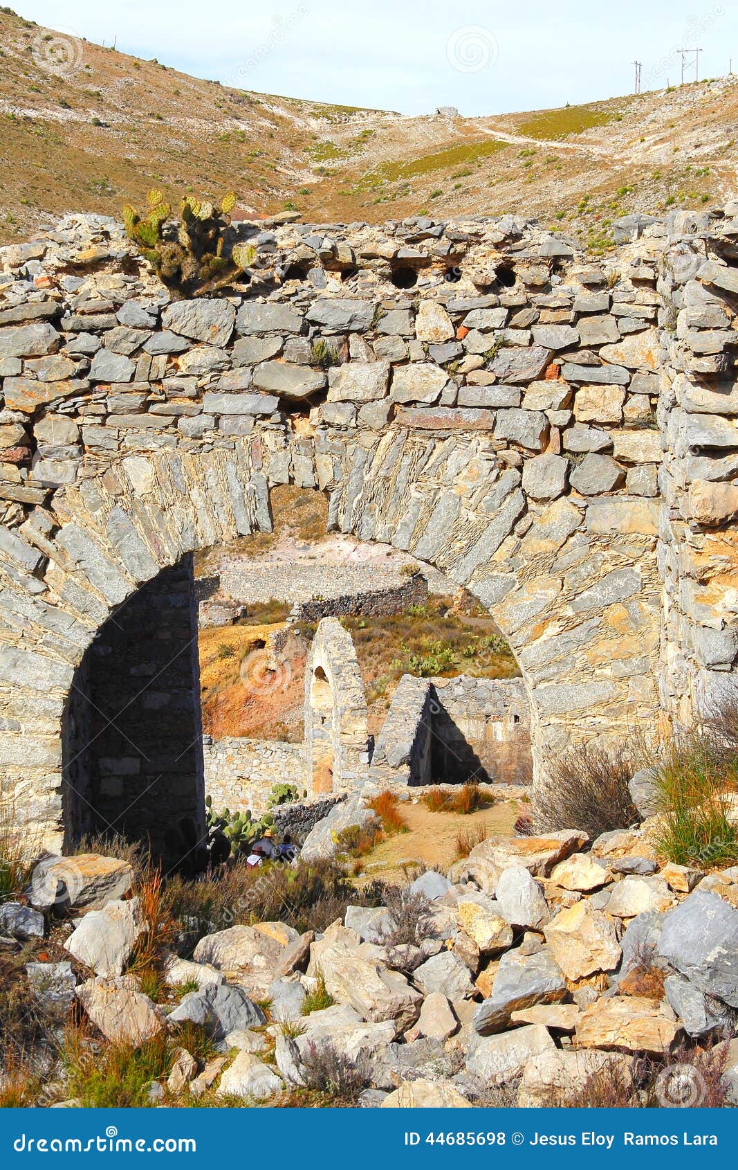 ruins in the desert of real de catorce, san luis potosi, mexico xiii