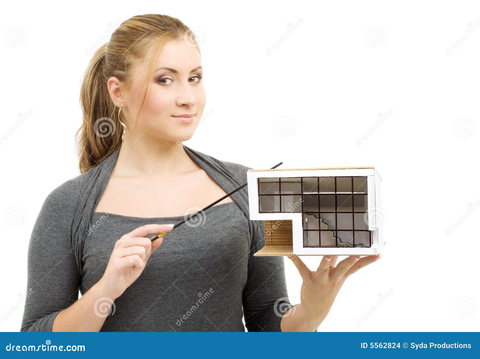 Real estate agent stock photo. Image of confident, female - 5562824