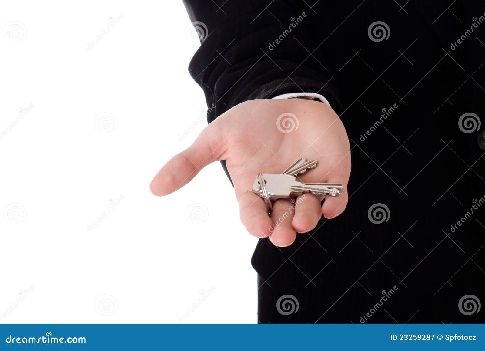Real Estate Agent with Keys Stock Image Image of proud, estate 23259287