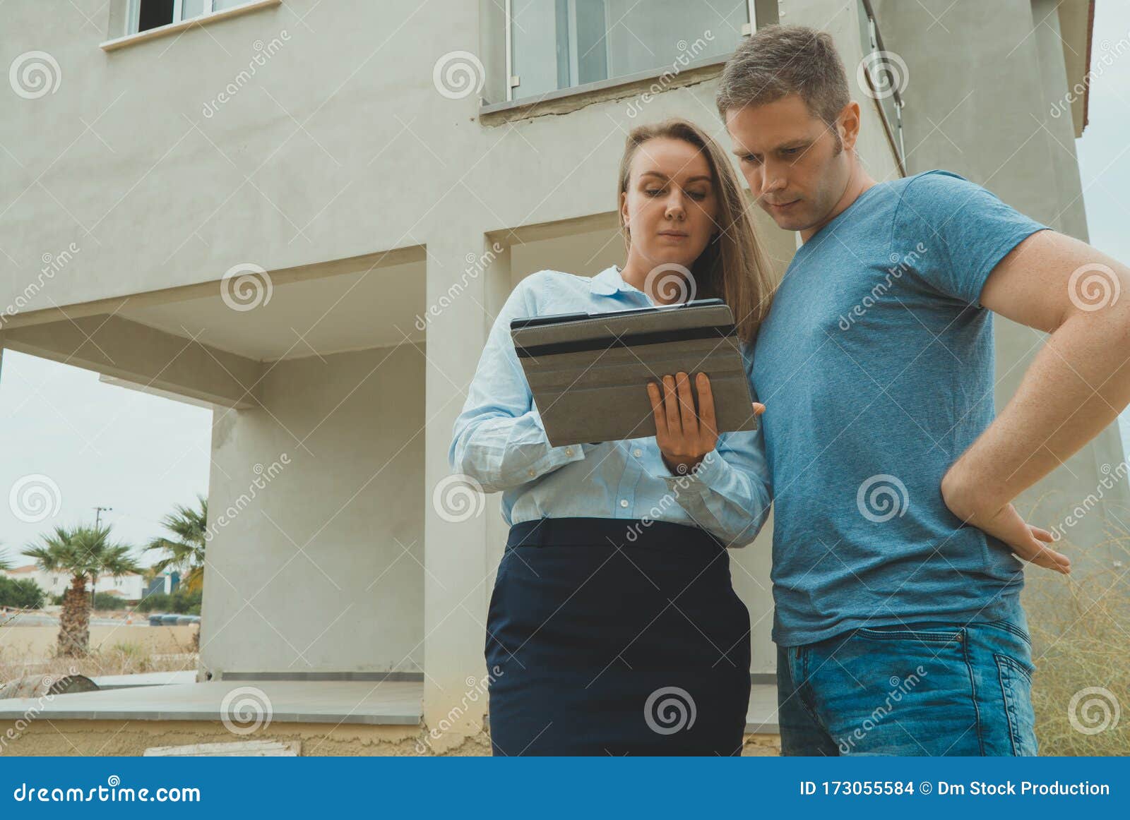 Agent Shows Car Insurance To Lender. Salesman Dealer Presenting