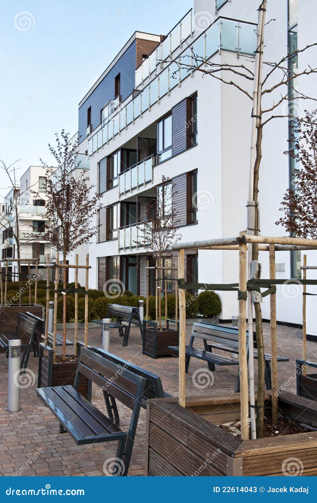 Real Estate Apartments in the City Stock Image Image of estate, full