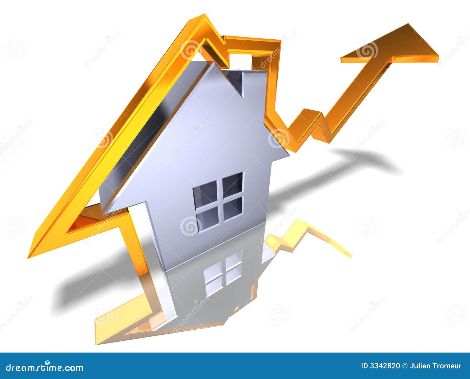 Real estate booming stock illustration. Illustration of beginning 3342820