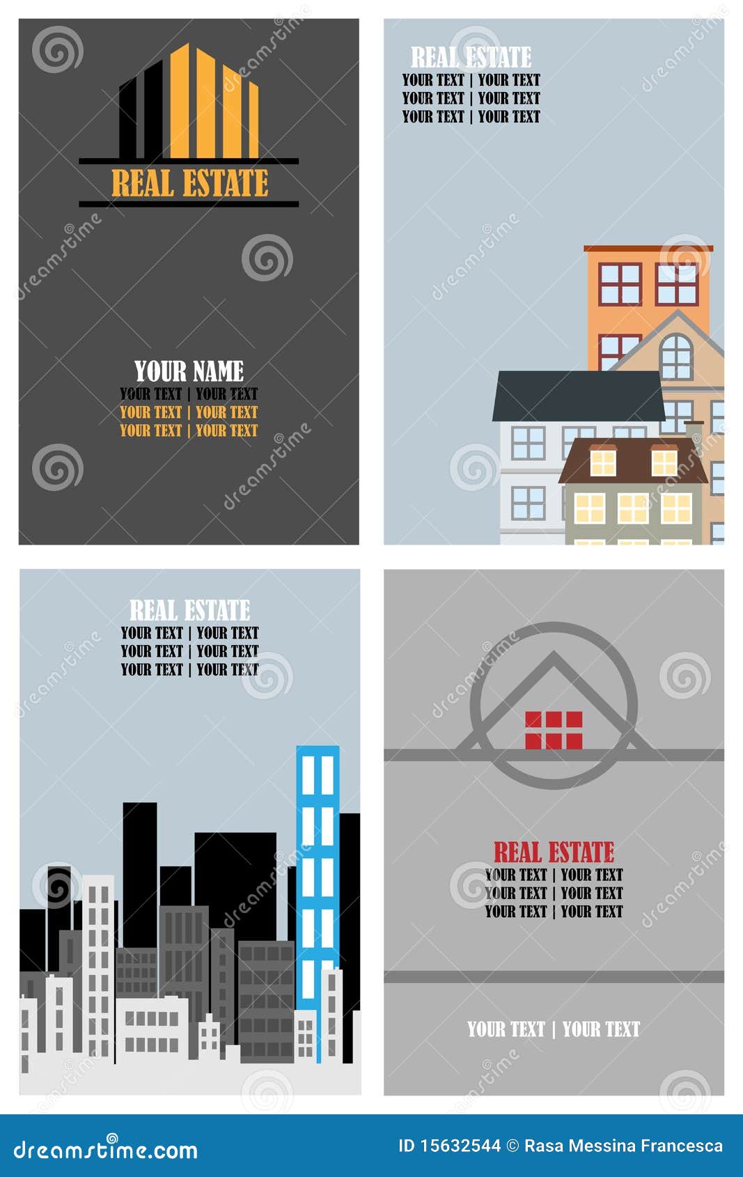 Real Estate Business Cards Stock Images - Image: 15632544