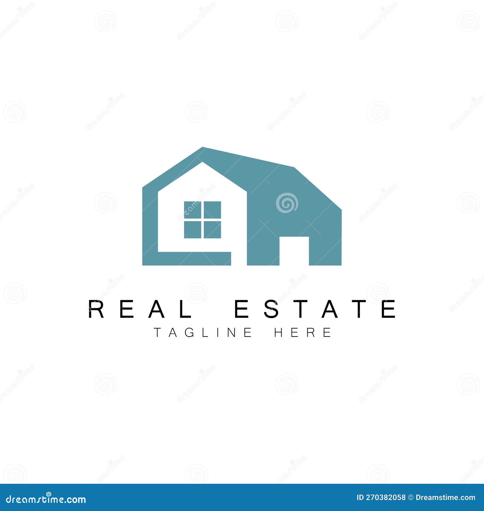 Real Estate Business Logo Vector Illustration Design Stock Vector