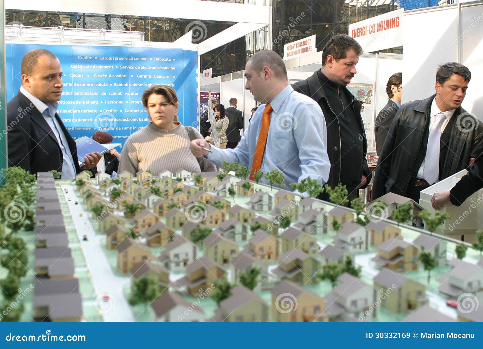 Real estate fair editorial stock image. Image of caucasian 30332169