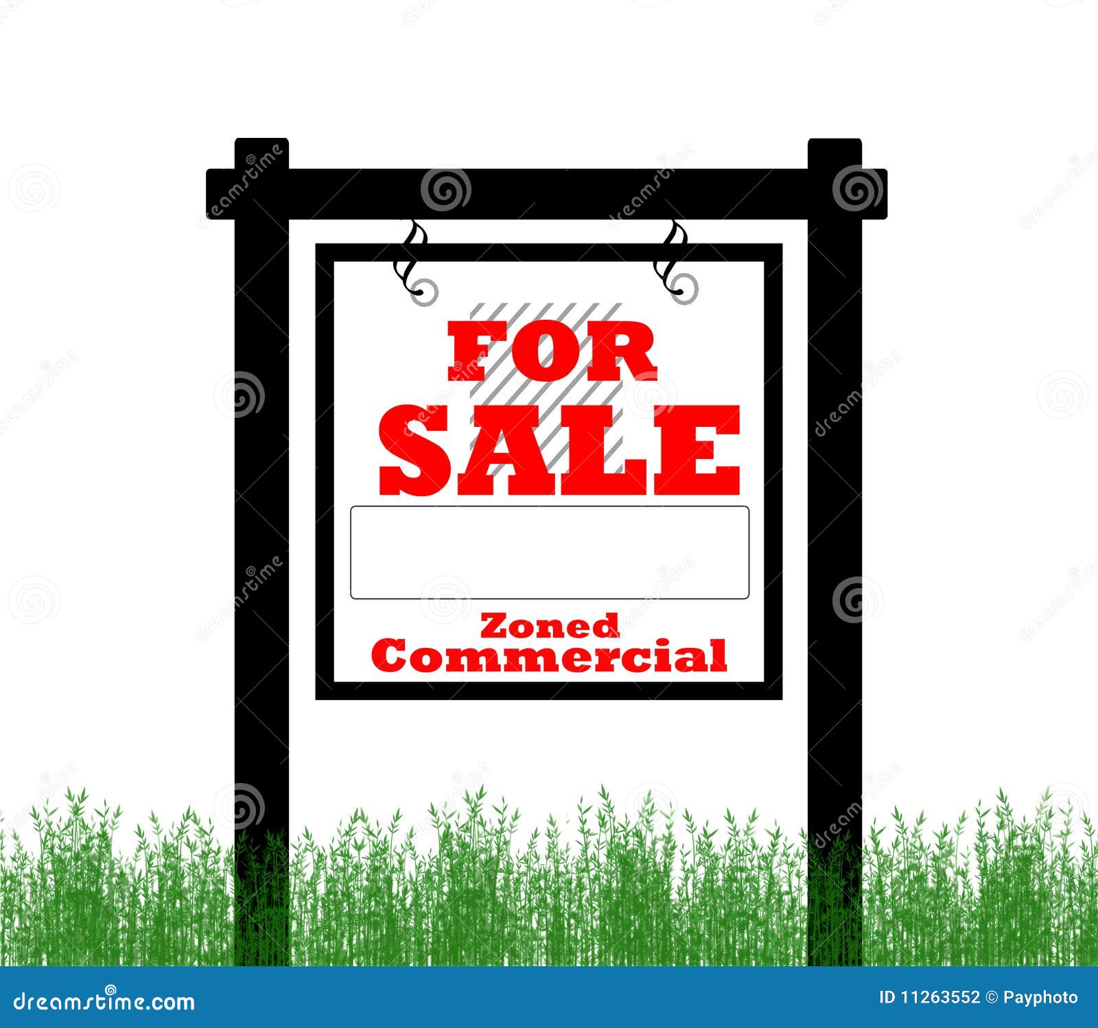 Real Estate Home for Sale Sign Stock Illustration Illustration of