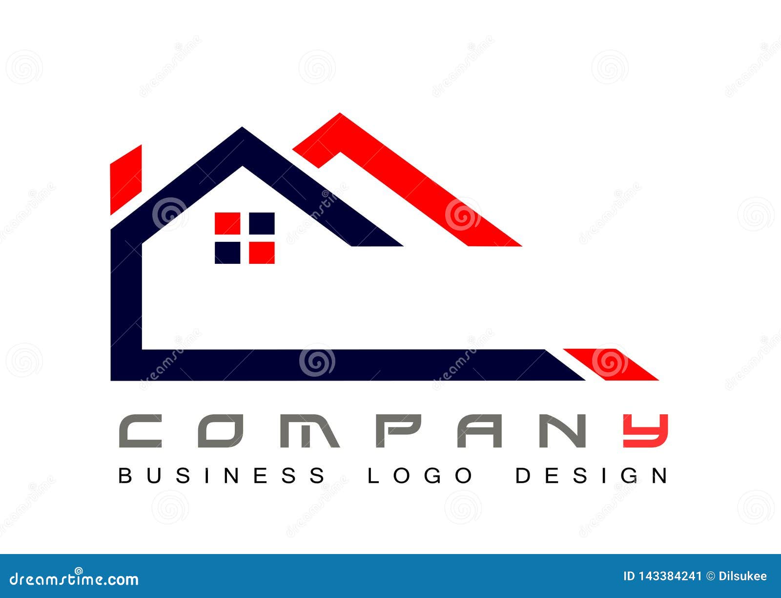 real estate house roof and home logo   icon   on white background. business, collection.