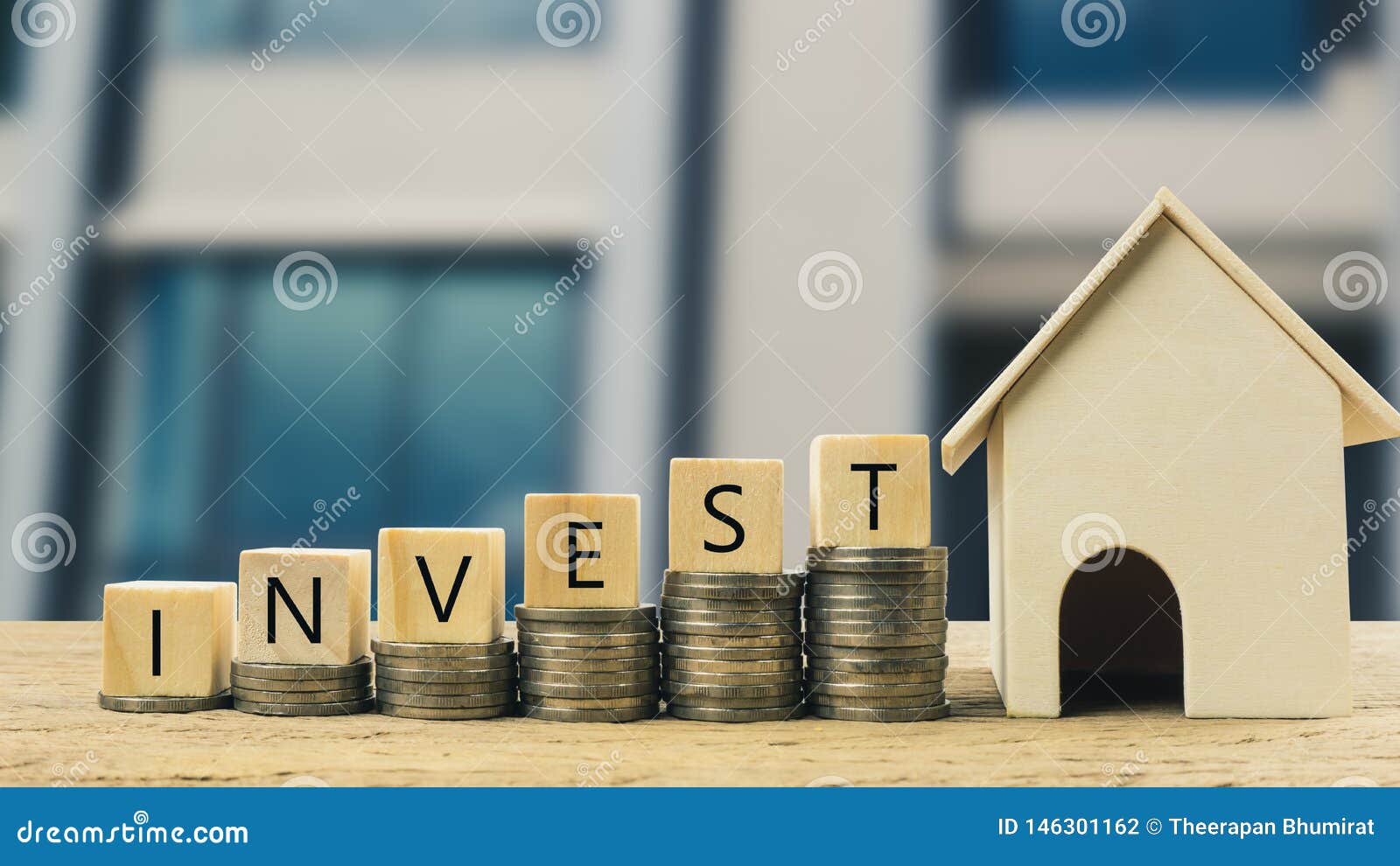 Real Estate Investment, Money Savings For Buy New Home