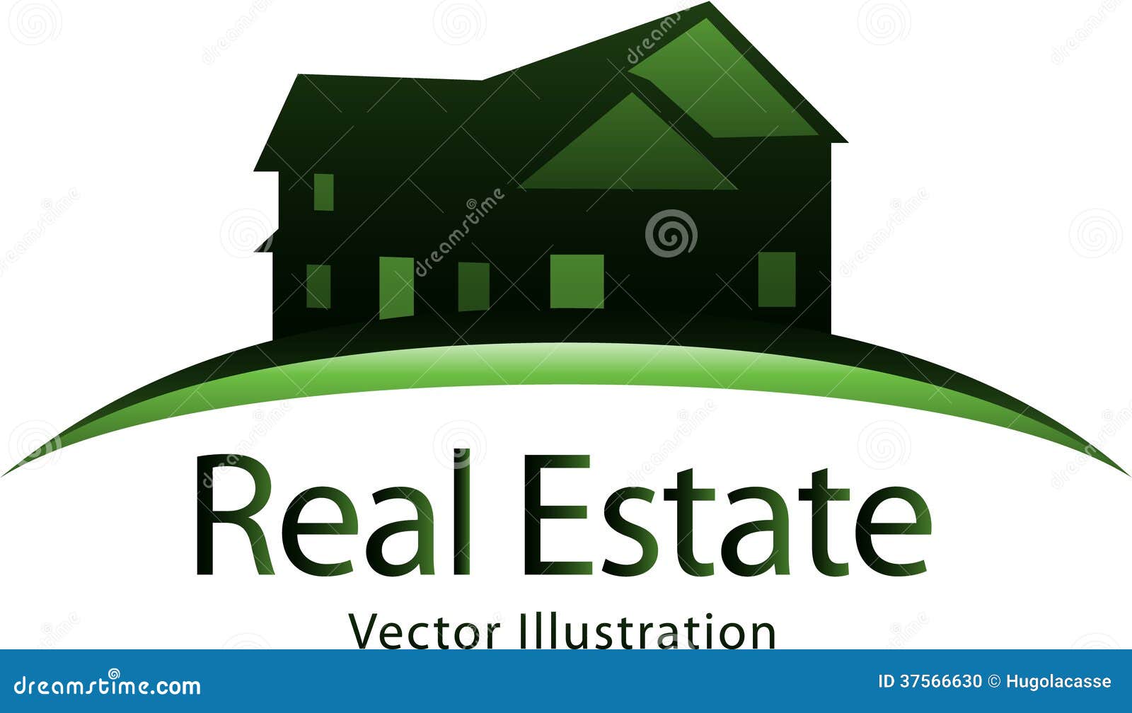 Real estate logo stock vector. Illustration of company - 37566630