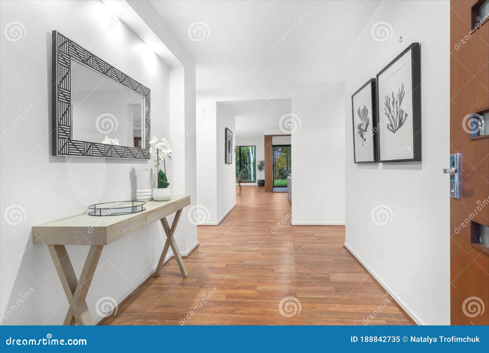 Real Estate. Modern Interior. Interior Design. Scandinavian Style Stock