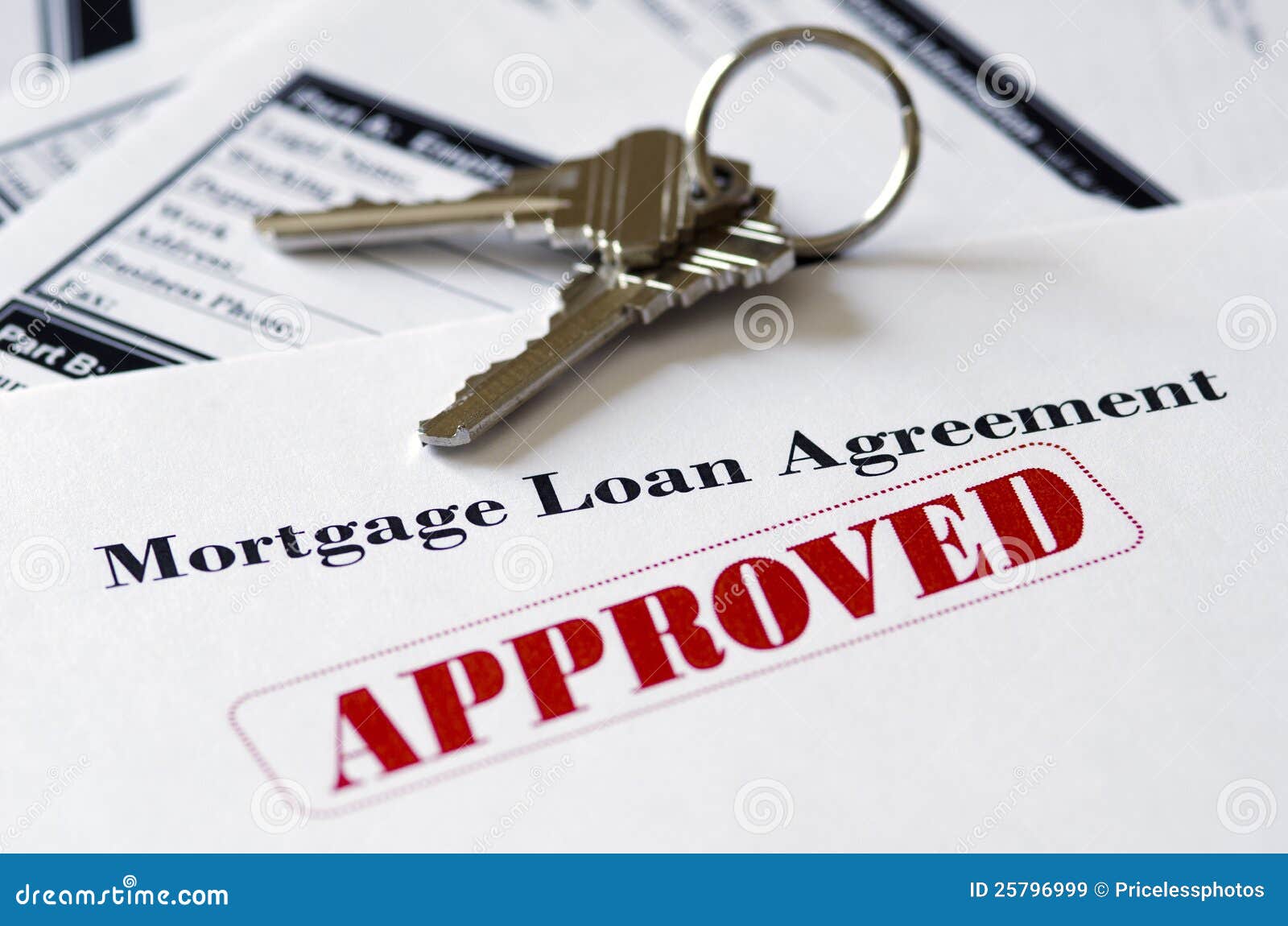 real estate mortgage approved loan document