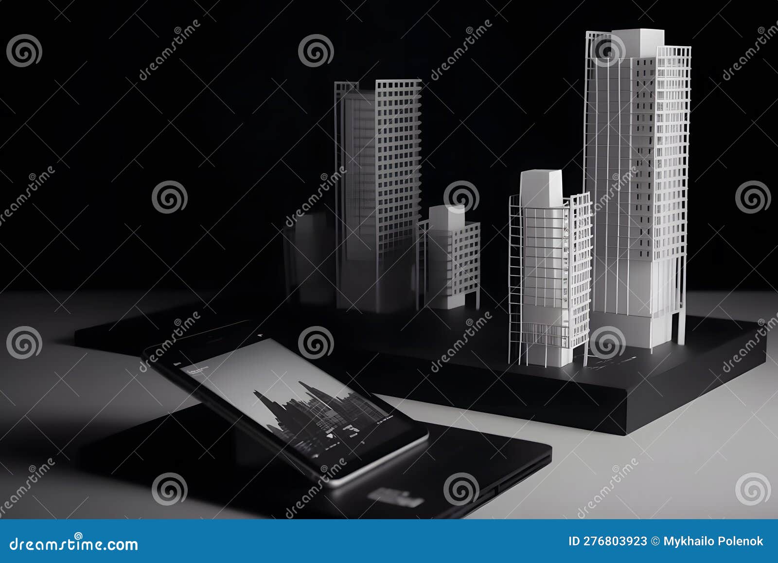 real estate planning visualization in digital proection. neural network ai generated