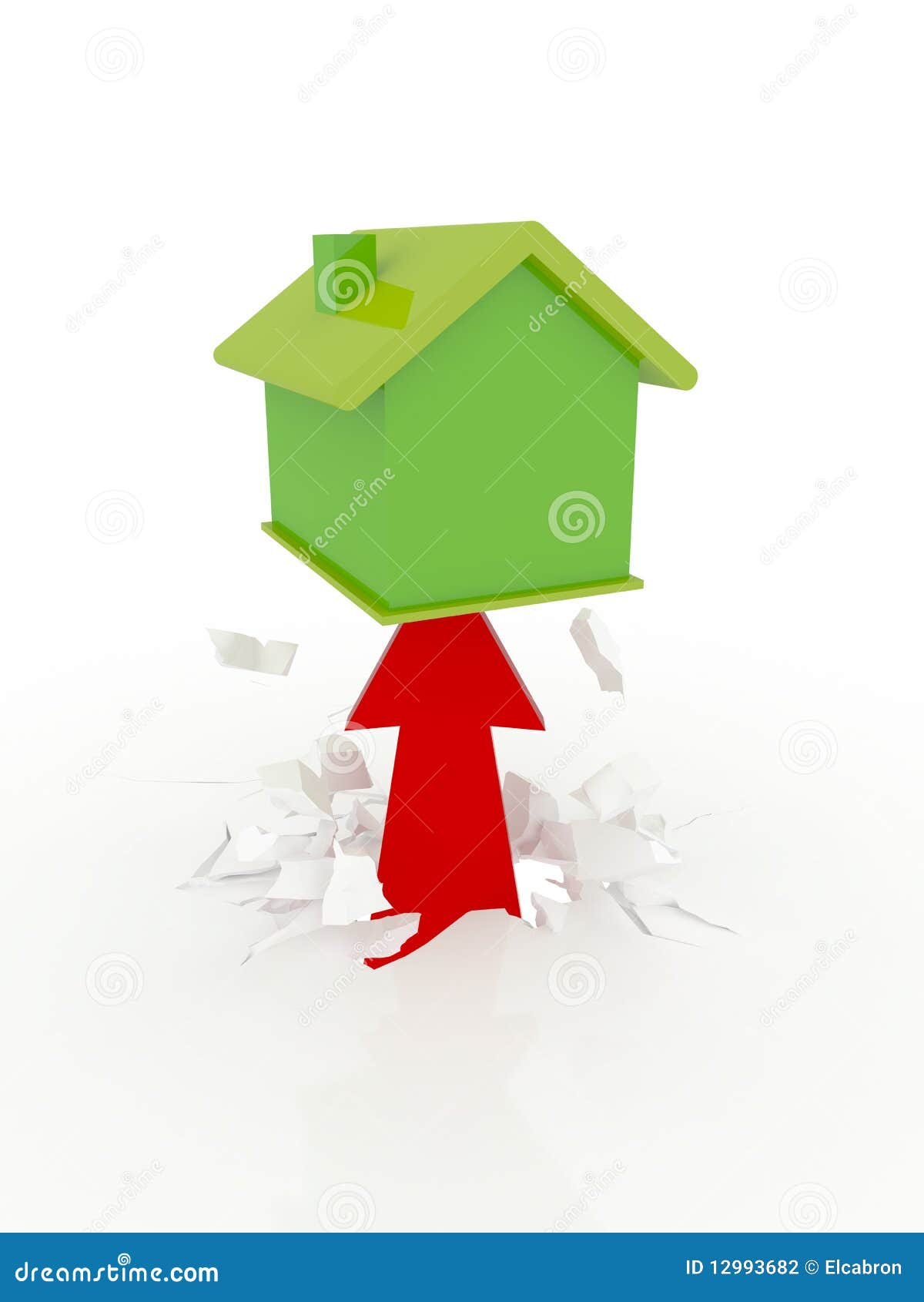 Real estate progress stock illustration. Illustration of growth 12993682