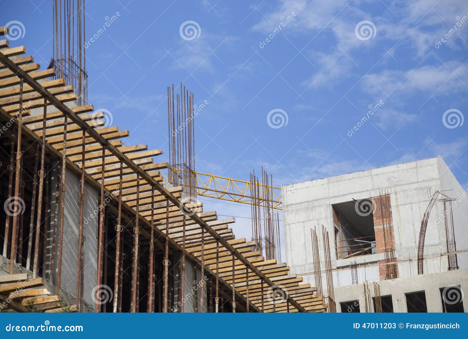 Real estate in progress stock image. Image of development 47011203