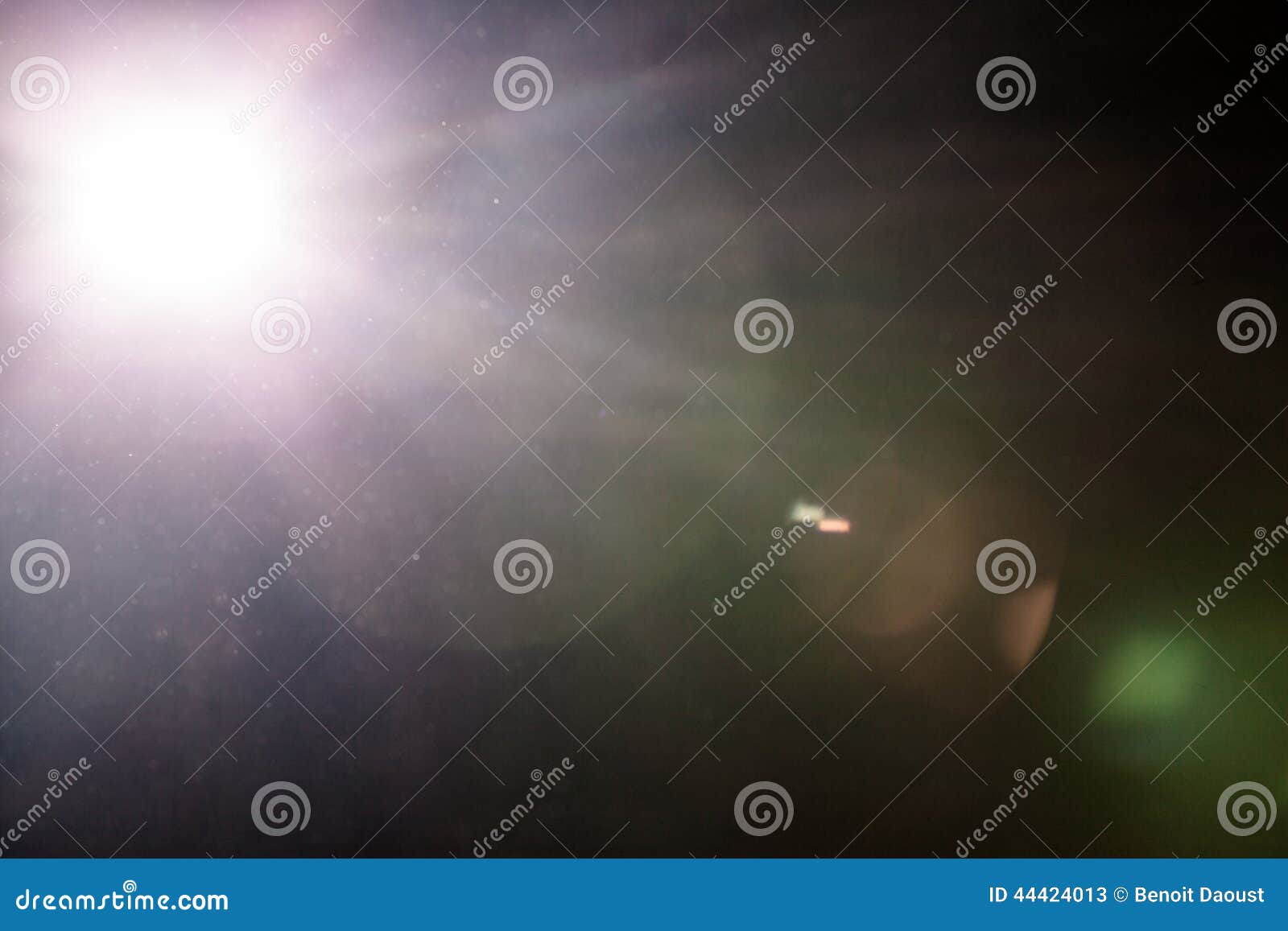 real lens flare and dusty atmosphere