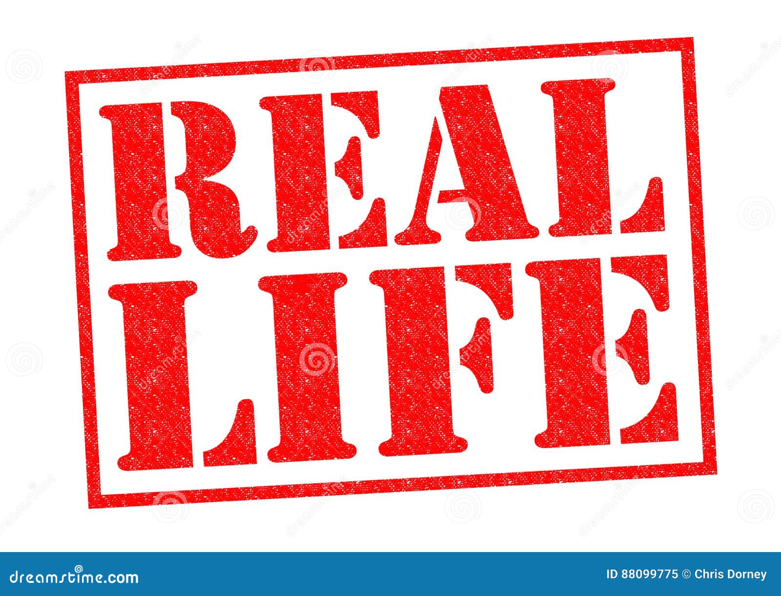 REAL LIFE stock illustration. Illustration of symbol - 88099775