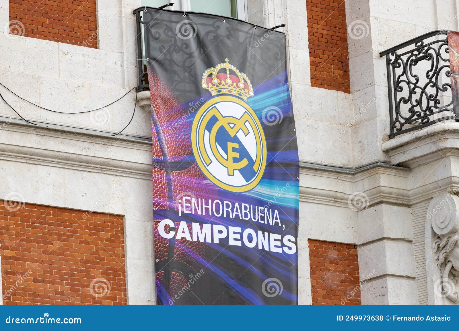 football league champions 2024. real madrid. banner. real madrid banner