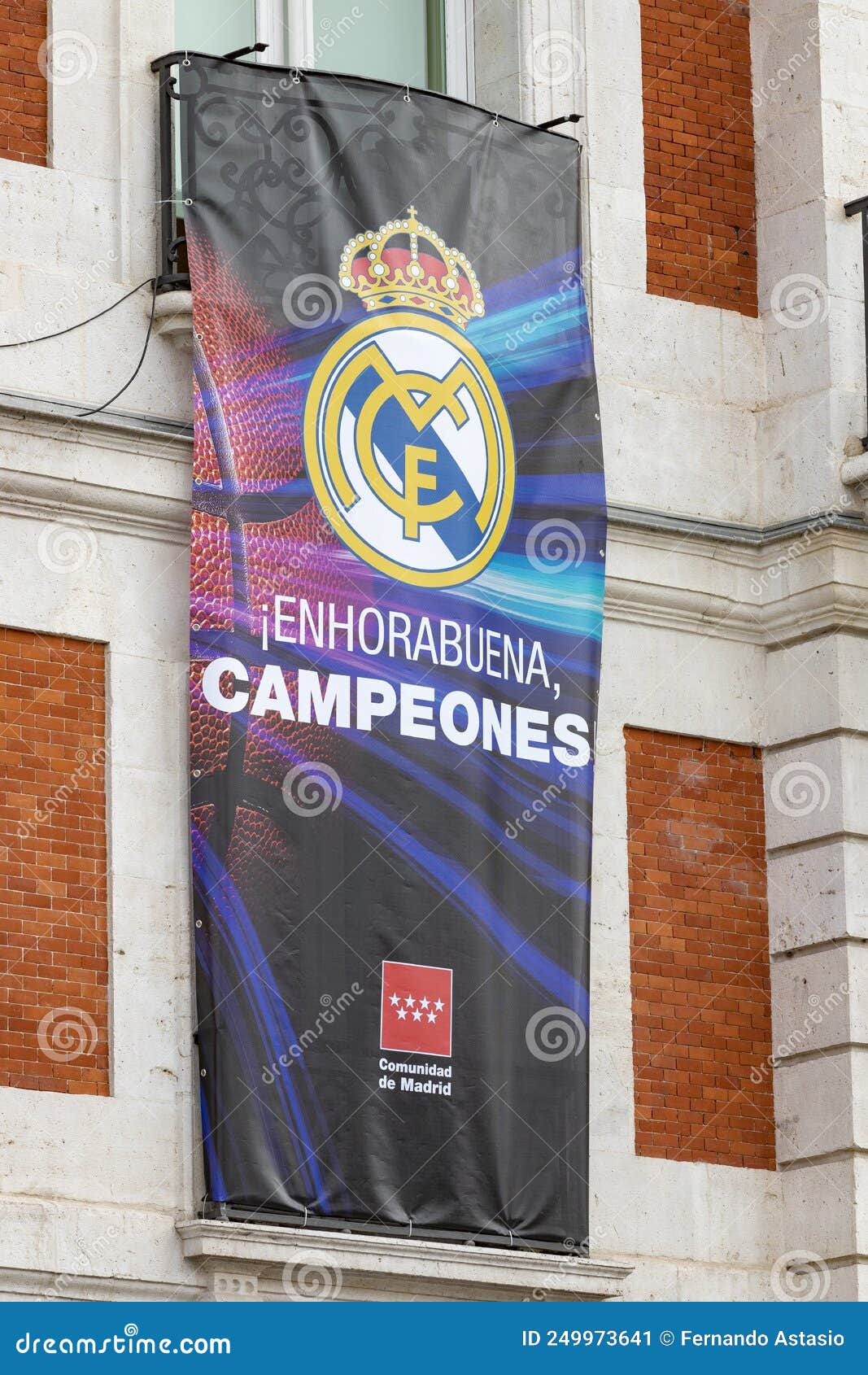 football league champions 2024. real madrid. banner. real madrid banner
