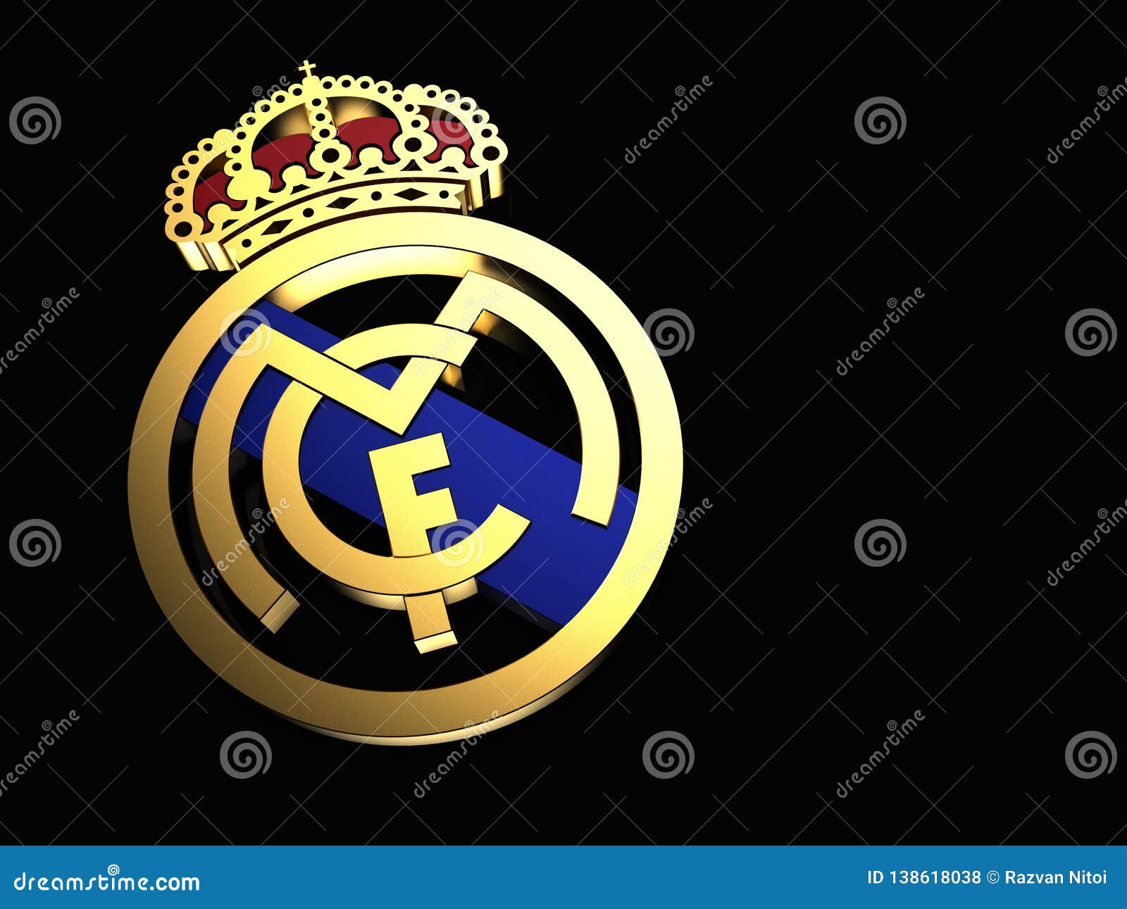 Real Madrid logo in Spain flag Wallpaper Full HD ID3940