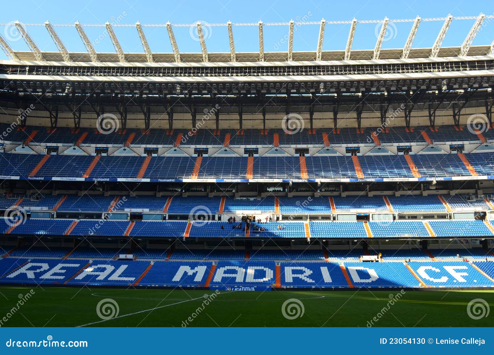Real Madrid Stadium Spain Editorial Image Image 23054130