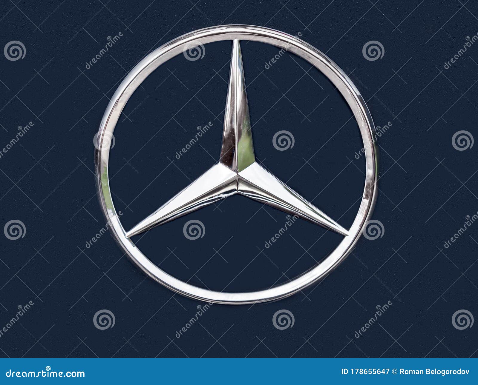 Real Mercedes-Benz logo editorial photography. Image of auto - 178655647