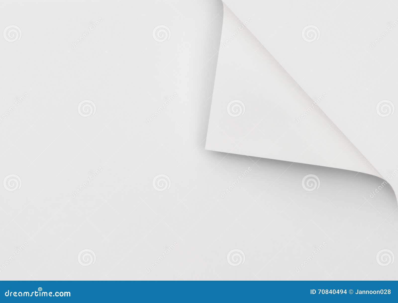 Real Paper Corner Fold. stock photo. Image of curly, folded 70840494