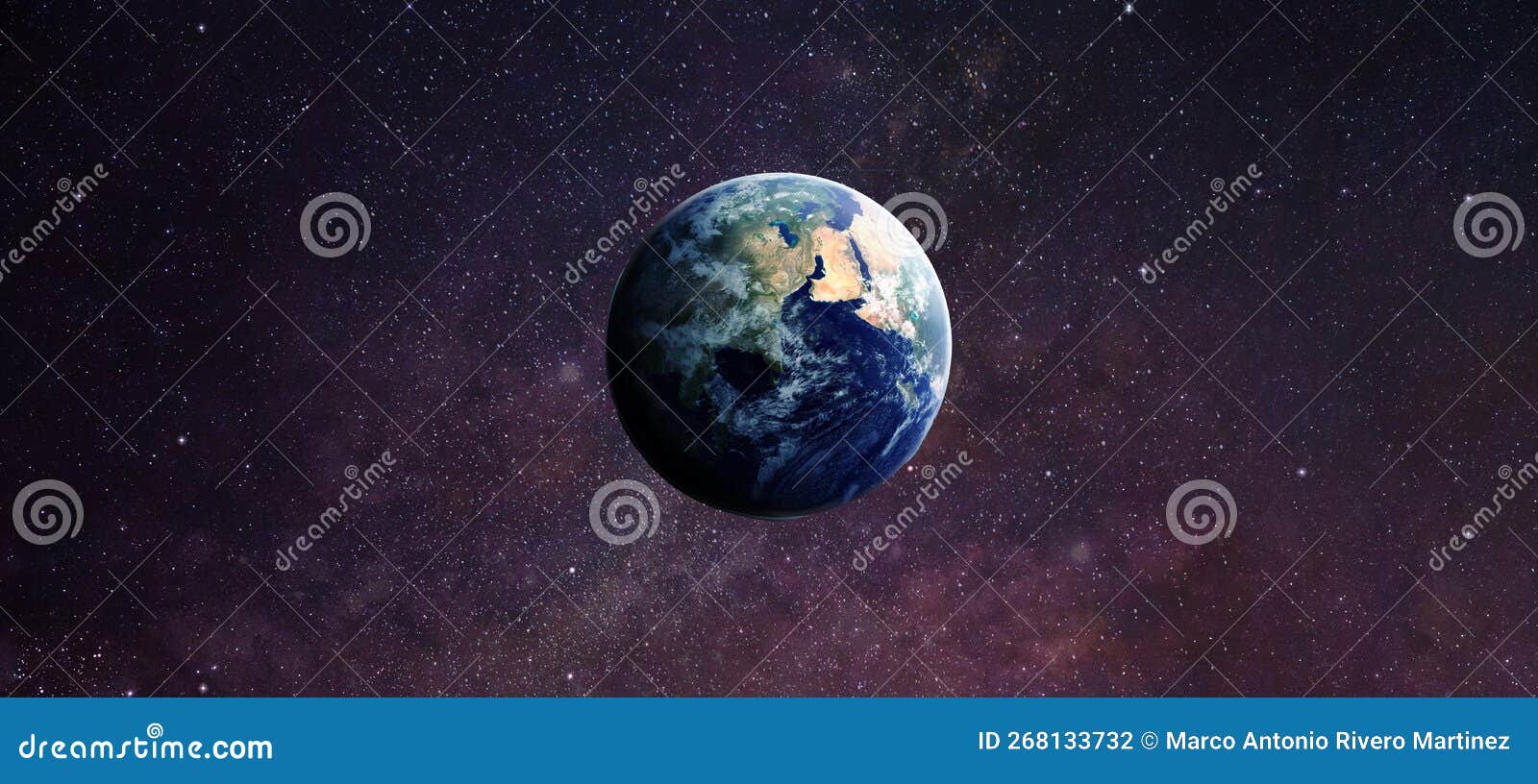 Real Planet Earth in High Resolution Stock Illustration - Illustration