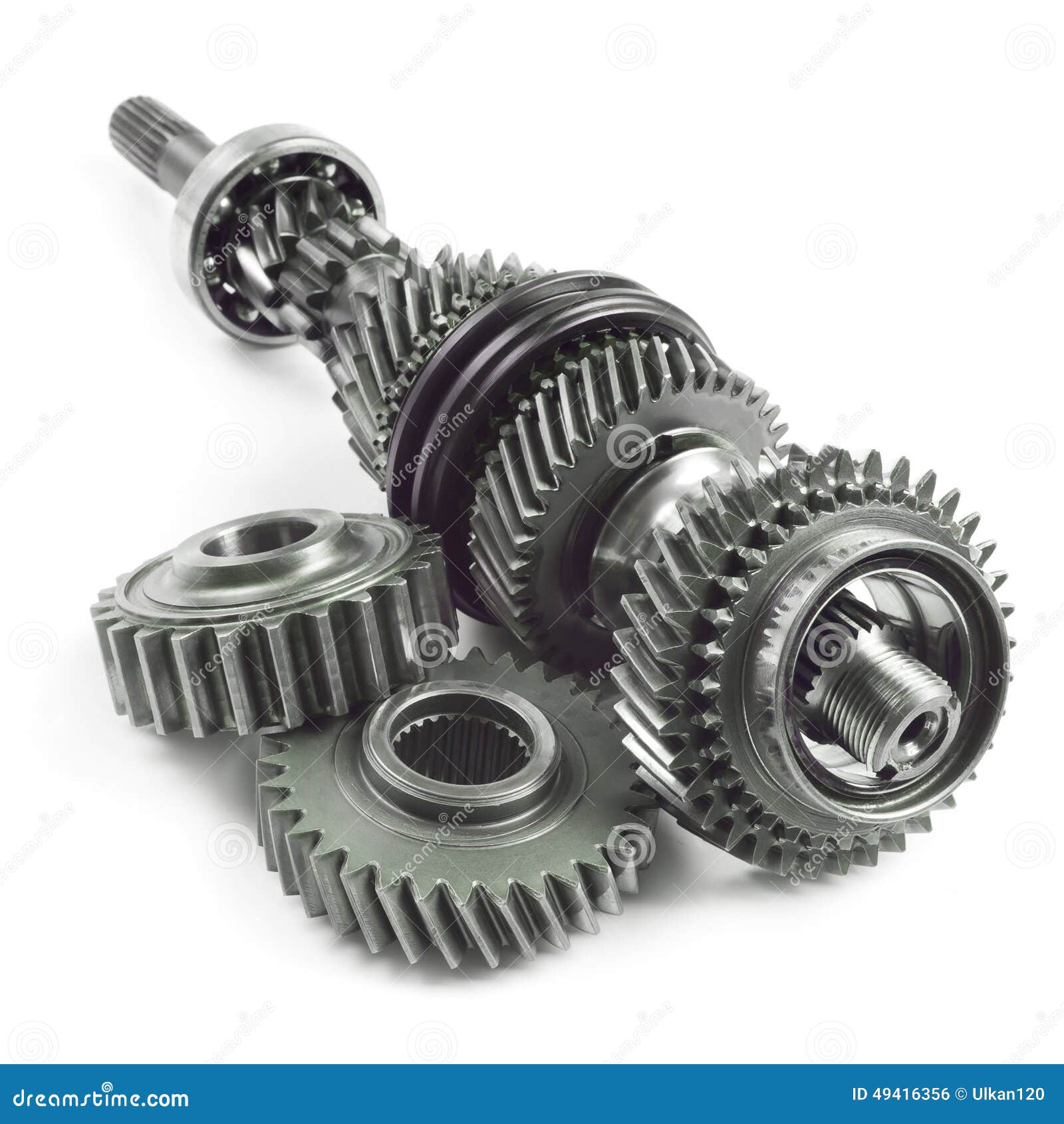 Real stainless steel gears stock photo. Image of fuel 49416356
