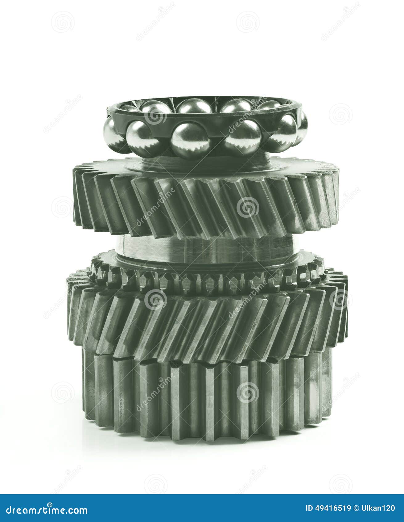 Real stainless steel gears stock image. Image of actuators 49416519