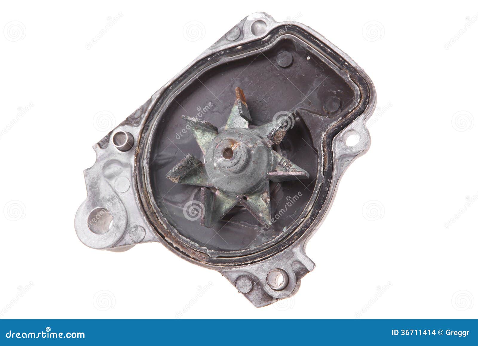 Real used car water pump stock photo. Image of internal 36711414