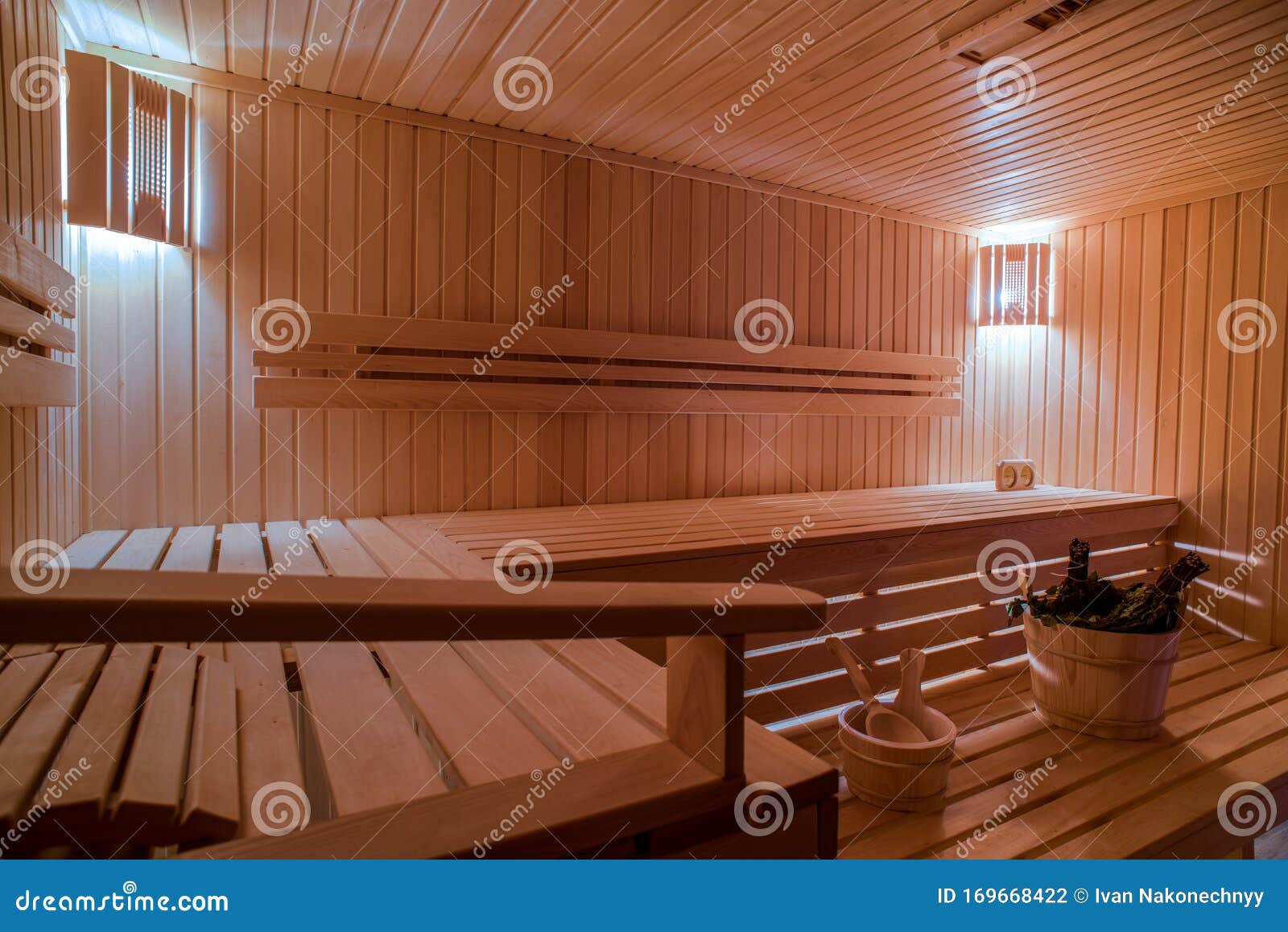 Sauna made of wood stock photo. Image of fresh, food 169668422