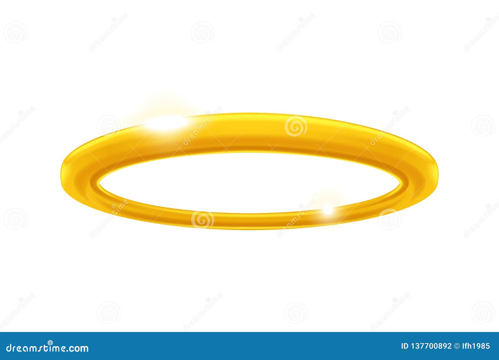 Angel halo ring set Royalty Free Vector Image - VectorStock
