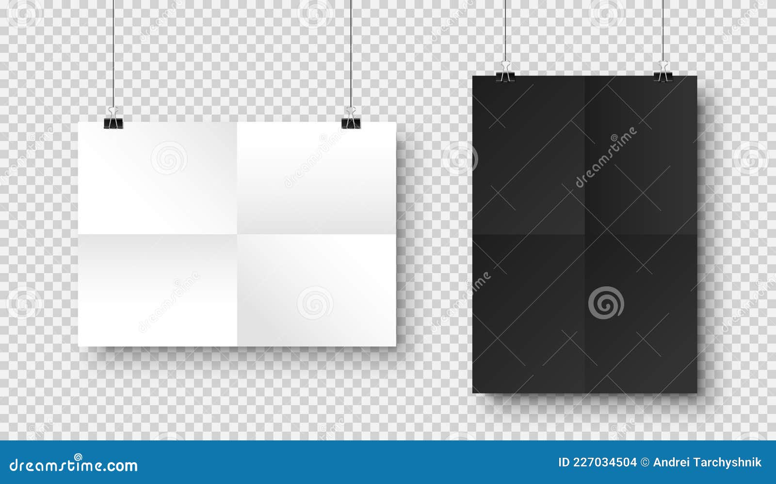 Realistic blank paper sheet with shadow in A4 format isolated on  transparent checkered background. Notebook or book page. Design template or  mockup. Vector illustration. Stock Vector