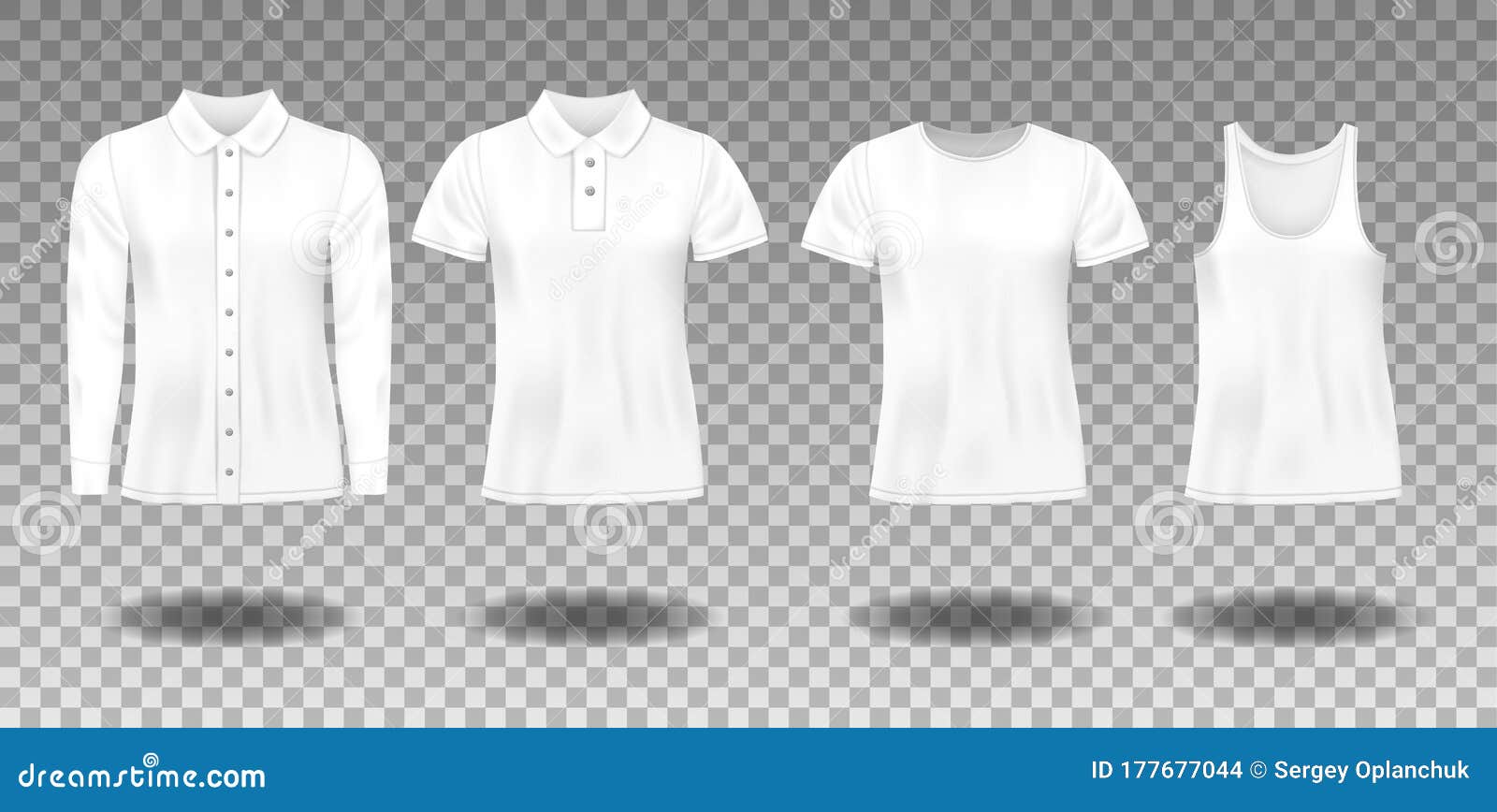Download Realistic Blank Uniform Template Sleeveless T-shirt, Polo ...