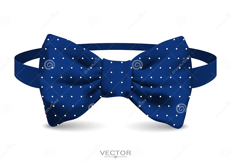 Realistic Bow Tie Illustration Stock Vector - Illustration of collar ...