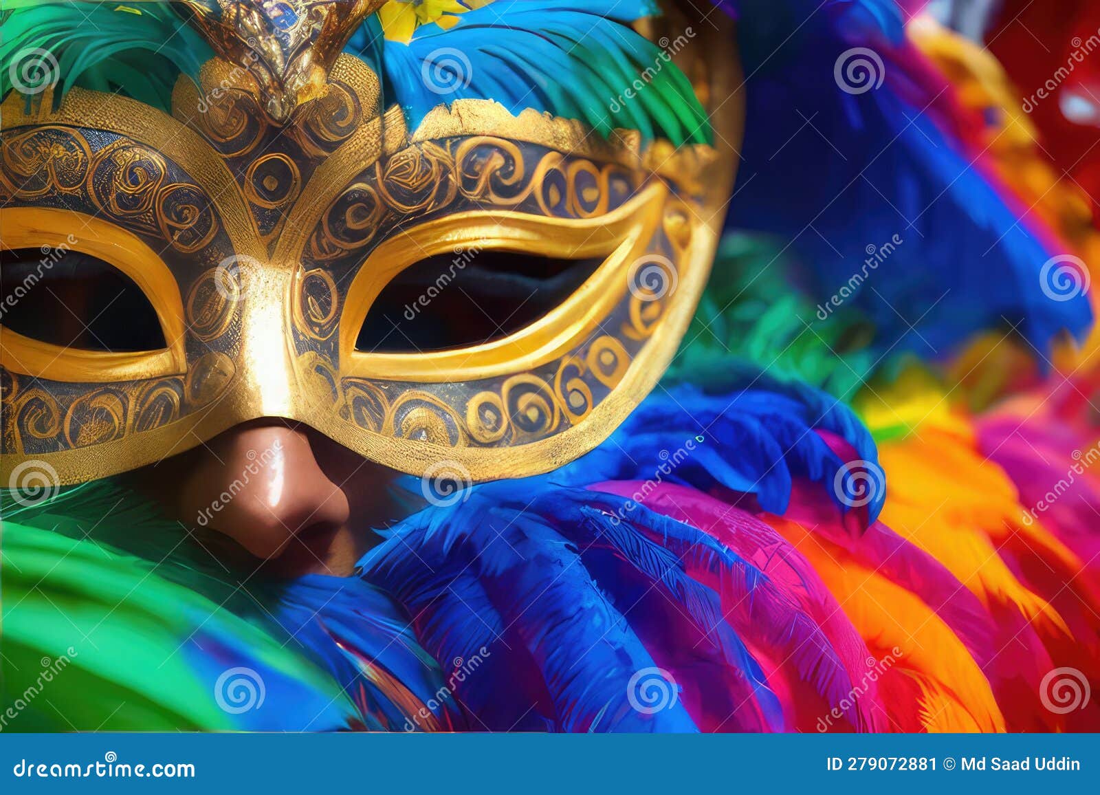Realistic Brazilian Carnival Background, Brazil Carnival Party Carnival Mask  Stock Illustration - Illustration of festival, realistic: 279072881