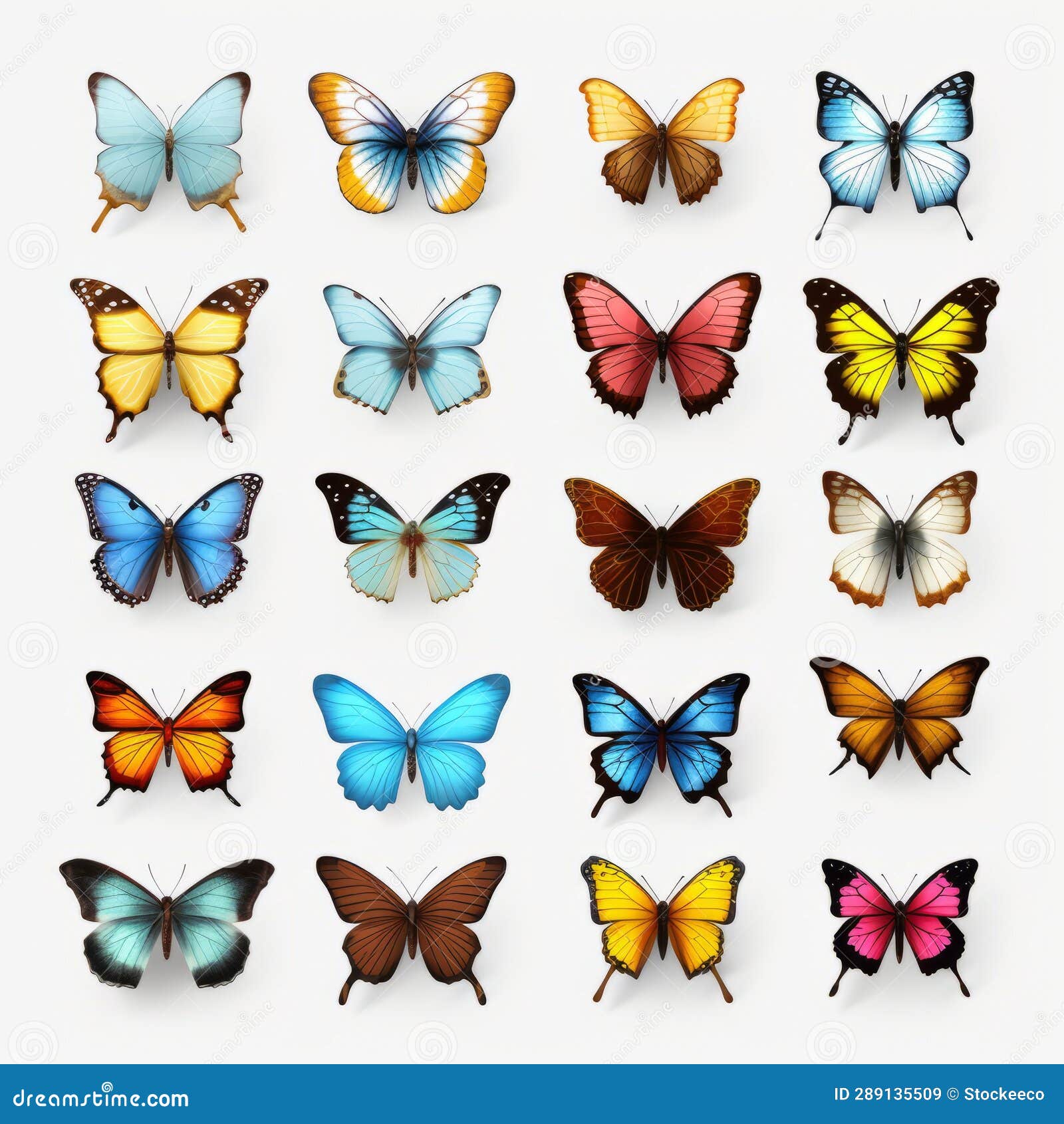 Realistic Butterfly Display: Stunning 3d Renderings of Various Species ...