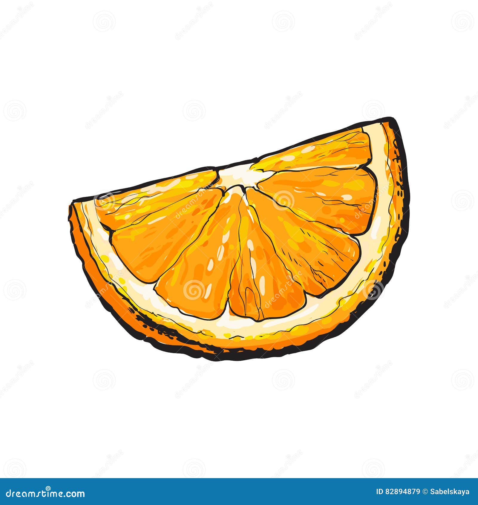 Orange Drawing  Skip To My Lou