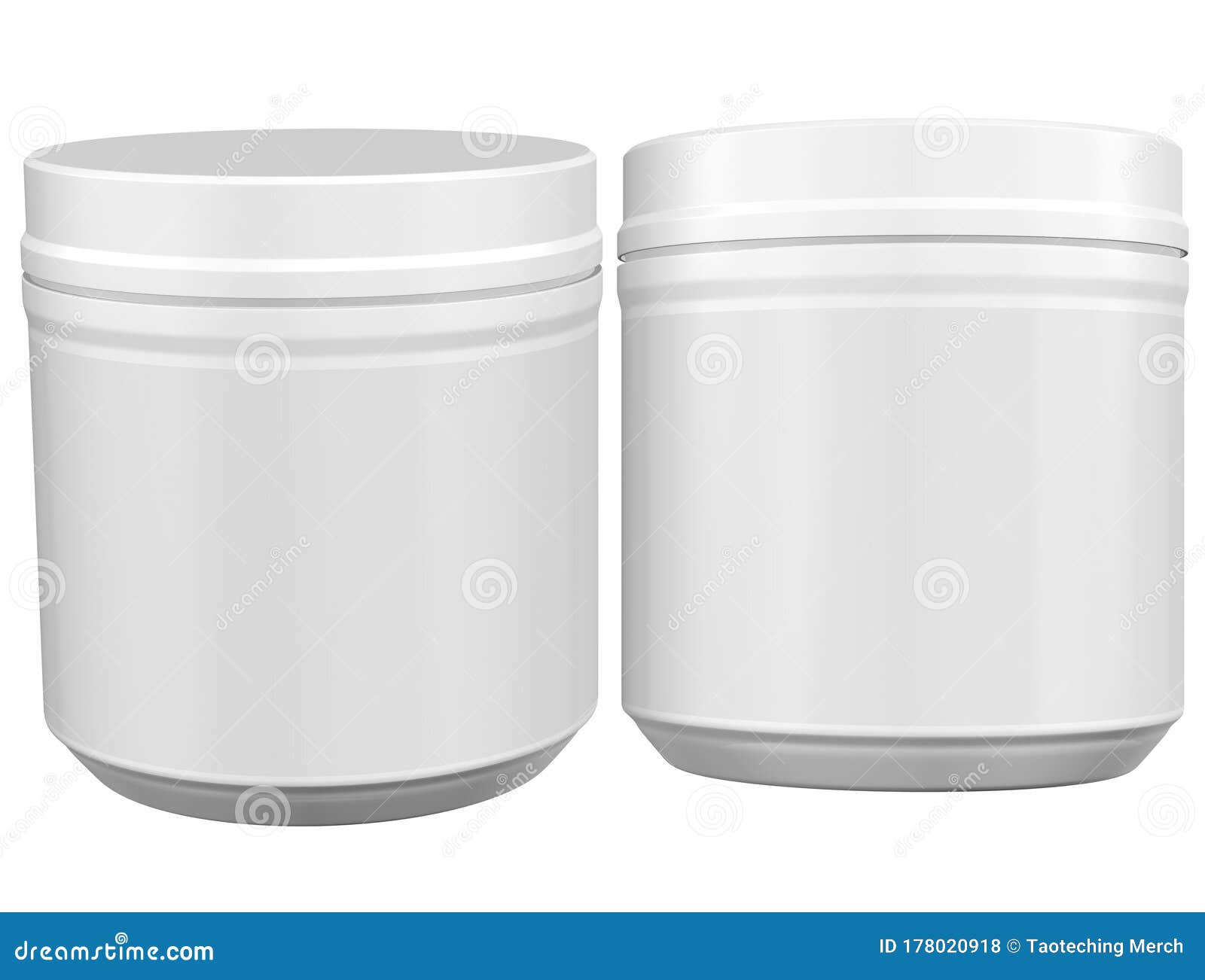 Download Realistic 3D Bottle Mock Up Template On White Background.3D Rendering,3D Illustration Stock ...