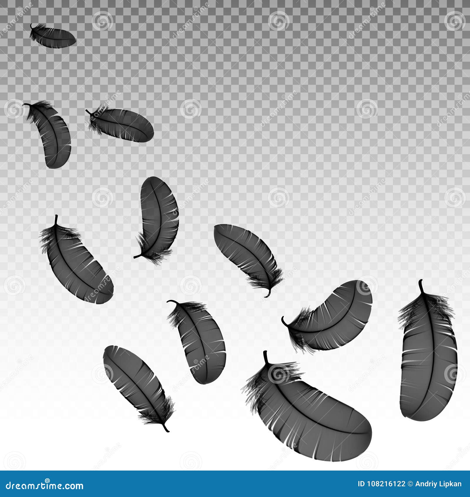 Black Feather Silhouette PNG Images, Black Feather Illustration, Three  Dimensional, Animal, Peacock PNG Image For Free Download