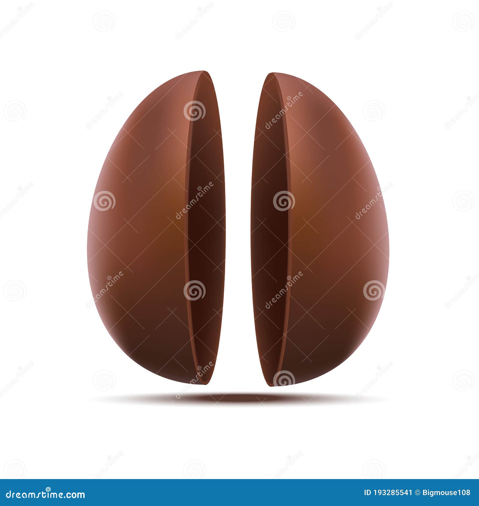 PNG Vector realistic chocolate eggs