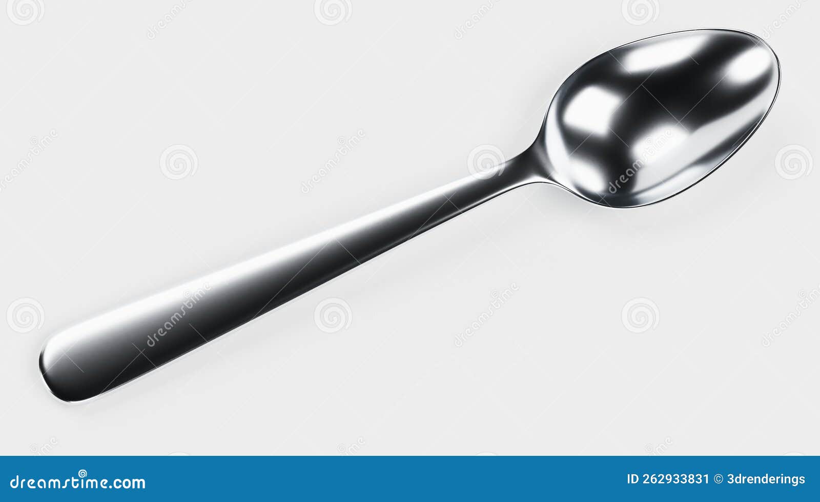3D Render of Little Spoon stock illustration. Illustration of tableware 262933831