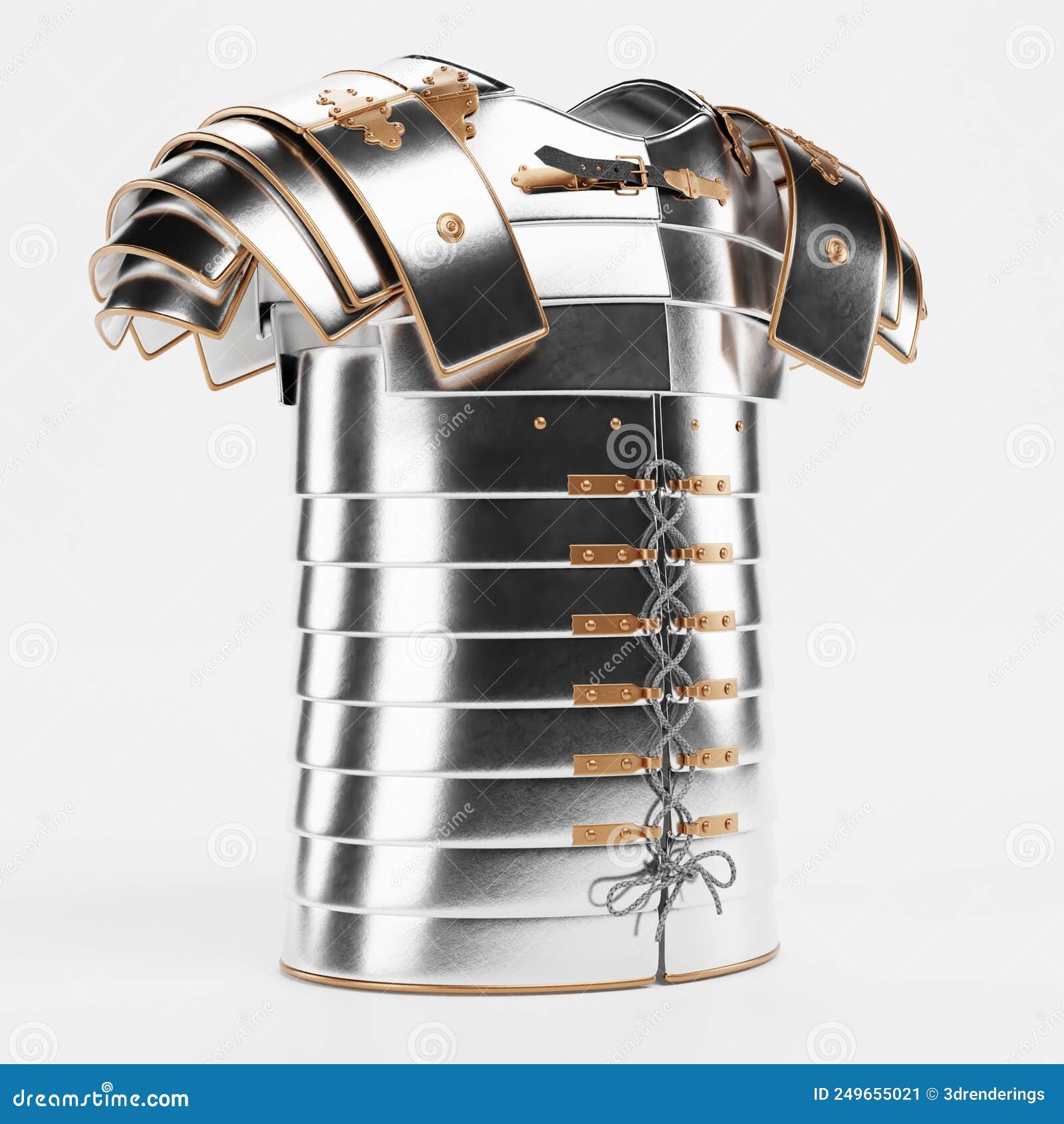 3d render of lorica segmentata