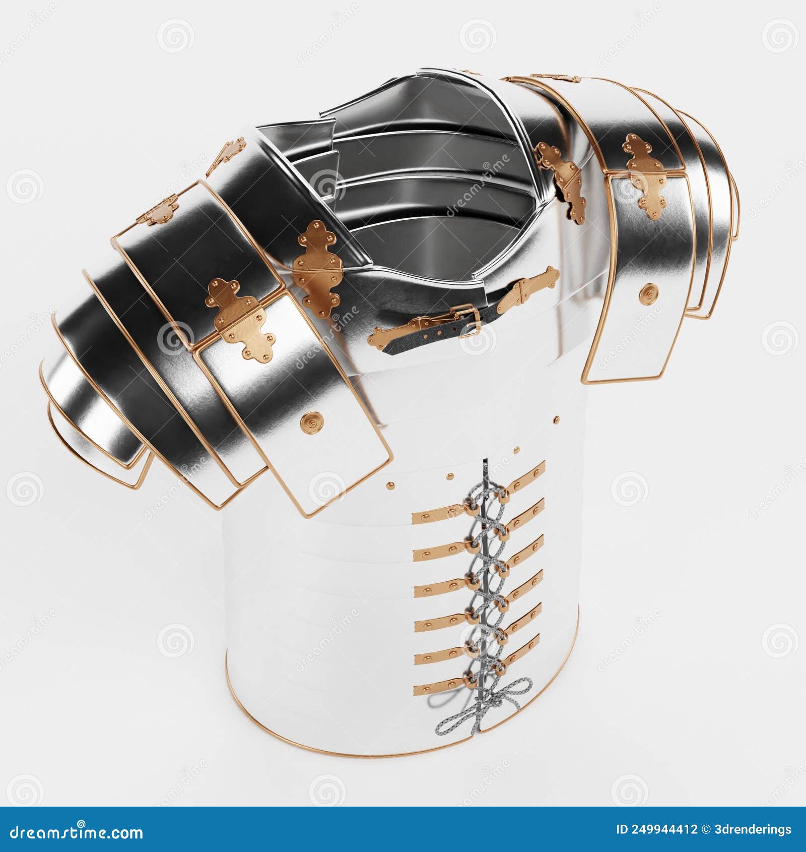 3d render of lorica segmentata