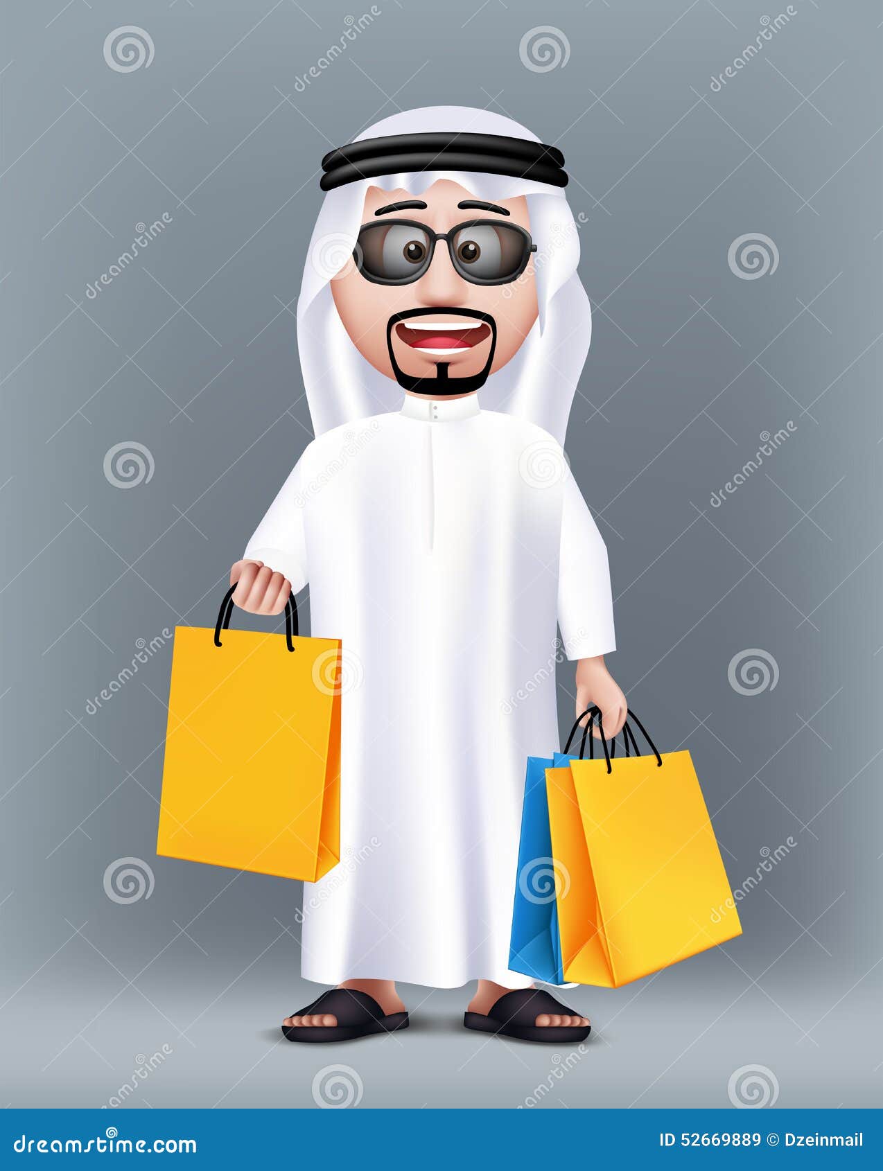 Realistic 3D Rich Saudi Arab Man Character Wearing Stock Vector - Illustration of head, arabic: 52669889 Realistic 3D Rich Saudi Arab Man Character Wearing Stock Vector - Illustration of head, arabic: 52669889