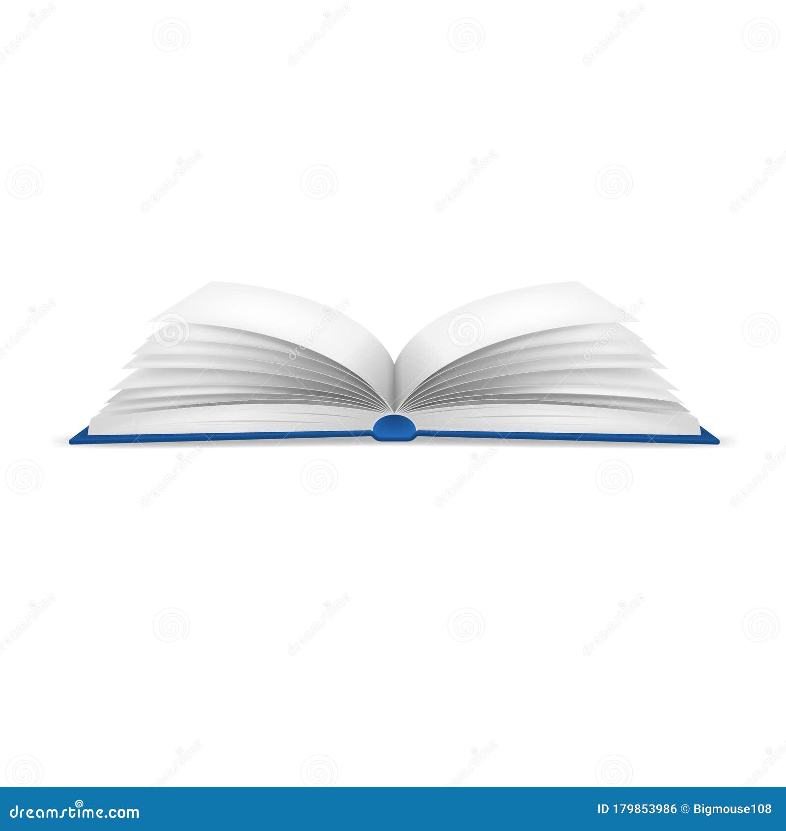 Free Vector  Open book realistic template