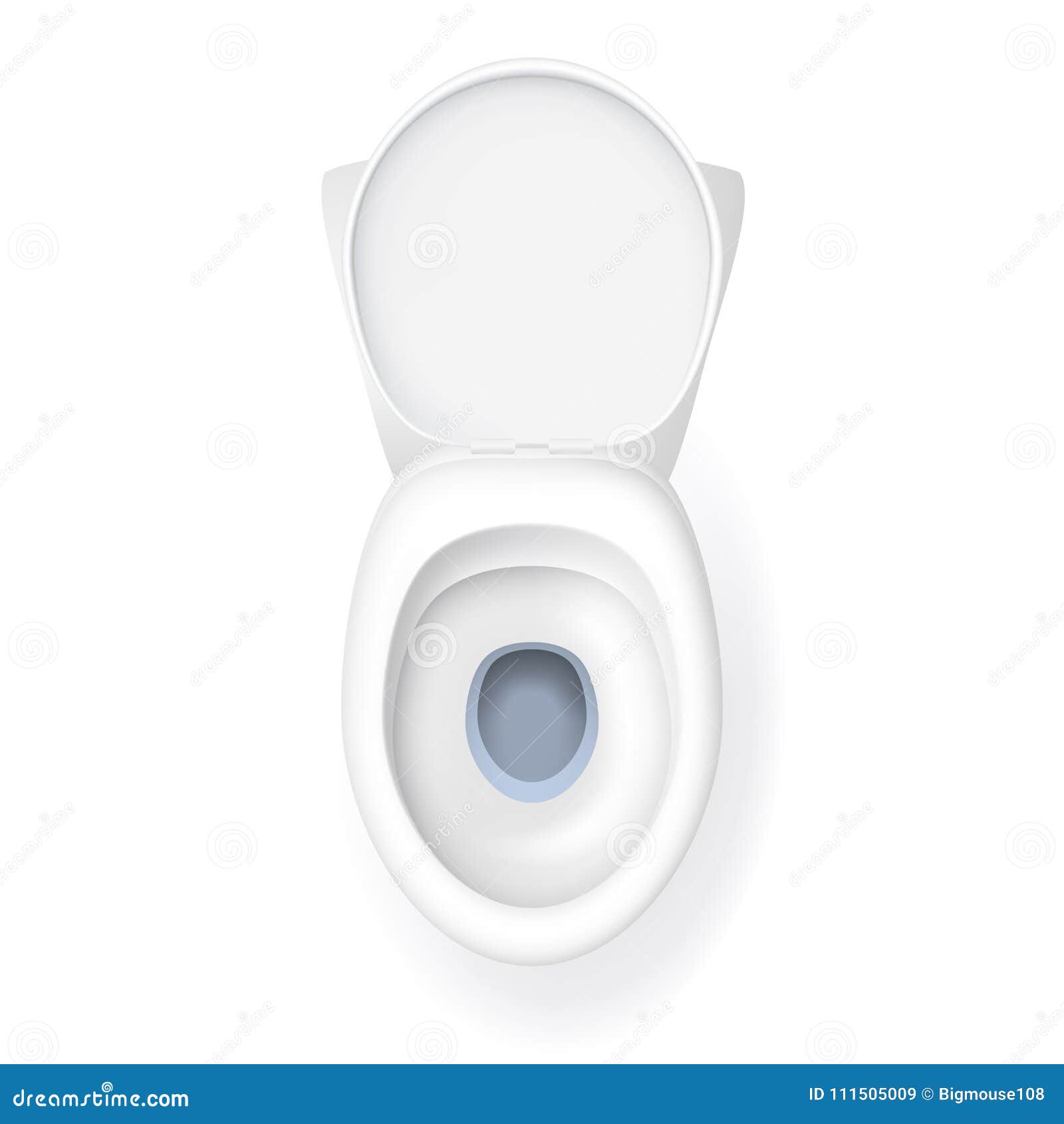 toilet seat top view