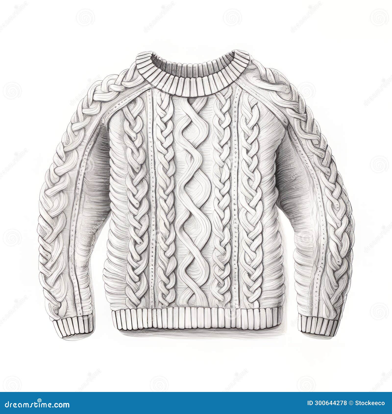 Charcoal Knit Sweater Drawing in the Style of John Wilhelm Charcoal Knit Sweater Drawing in the Style of John Wilhelm