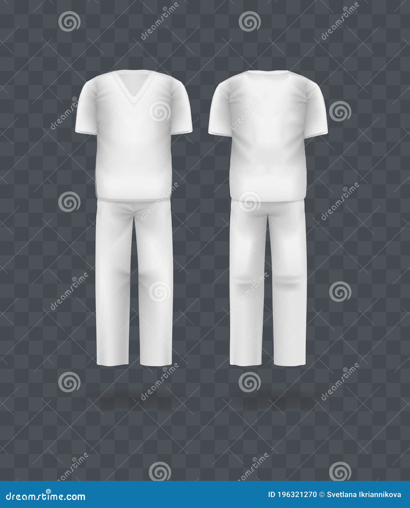 Download Realistic Doctor Coat Mock Up. White Male Medical Gown, Lab Uniform, Doctor Medical Laboratory ...