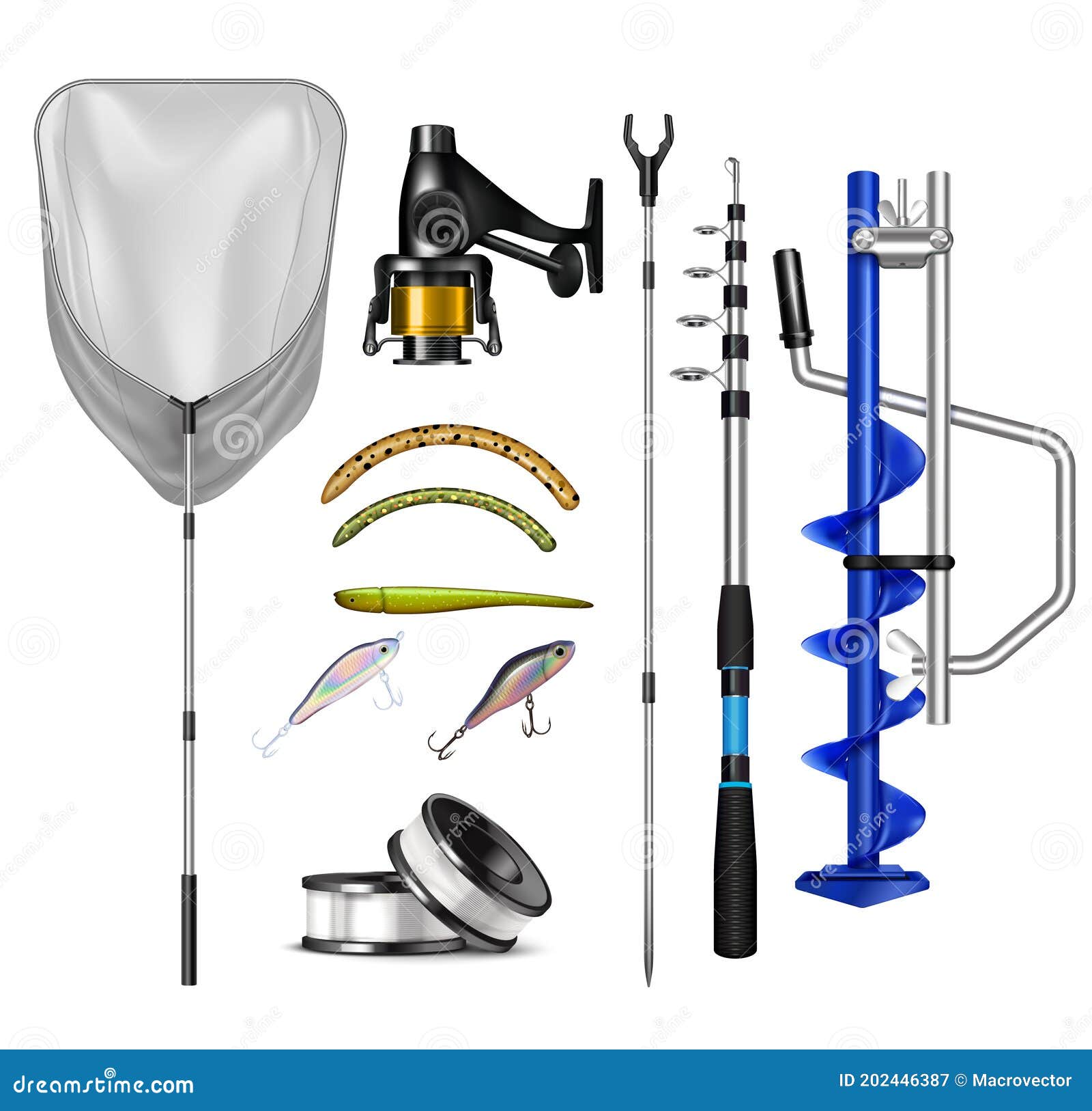 Fishing Equipment Stock Illustrations – 48,724 Fishing Equipment